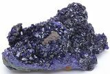 Sparkling Azurite Crystal Cluster - China #215845-1